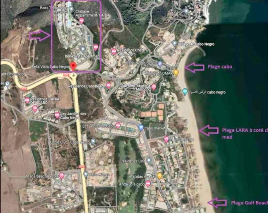 Complexe Bella Vista Cabo Negro Martil Mdiq Avec Piscines Plage Wifi Exterior foto